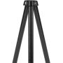 Pack of 6 63 inches black adjustable aluminium easels Portable Pack of Easels metal display easel