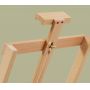 High quality school studio heavy duty painting professional portable wood easel stand