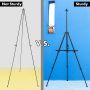 portable adjustable metal sketch artist easel stand foldable aluminum easel painting