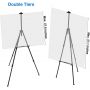 portable adjustable metal sketch artist easel stand foldable aluminum easel painting