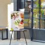 amazon hot selling free sample fold studio display aluminum easel