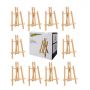 dual sides tabletop chalkboard easel wooden tabletop easel for kids