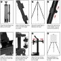 amazon hot selling free sample fold studio display aluminum easel