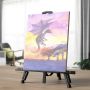 amazon hot selling free sample fold studio display aluminum easel