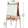 children high quality double sided dry erase white magnetic white board easel for kids painting