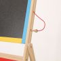 magnetic kids art drawing board wooden easel