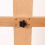 hot selling art beech wood floor easel stand