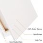 Stretched Artist Canvas 16x20 inch canvas Value Pack of 6 Canvas streching for Painting