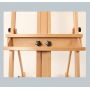 hot selling art beech wood floor easel stand