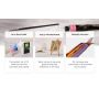 4*4'' mini easel and canvas art set wholesale stretched canvas