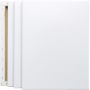 100% Cotton 12 x 16 Inch Stretched Canvas white painting canvas Bulk Pack of 8