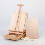 artist beech wood easel stand for painting, wood sketch easel box