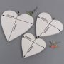 Cotton Stretched Canvas Boards Heart Canvas for Students Artist Hobby Painters Beginners