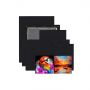 9pcs painting kits black stretched canvas drawing set for painting