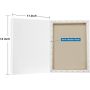 11x14 inch 100% cotton stretched canvas frame for painting stretched craftscanvas artist hobby painters and beginners