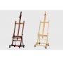 beech wooden stand easel for art painting adjustable with casters