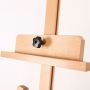 hot sale new style high quality rear support painting display wood artist easel stand