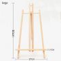 High Quality 30cm,40cm,50cm Small Pine Easel,Folding Miniature Wooden Desk Easel For Wholesale