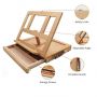 High Quality Wood Portable Foldable Desktop Easel Art Supplies For Wholesale