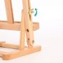 Factory Wholesale Small Beech Folding Desktop Art Sketch Oil Painting Frame Exhibition Frame
