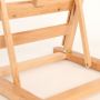 Hot Sale Flat Vertical Dual Purpose Thickened Rubber Wheels Big Double Rocker Beech Wood Easel