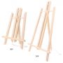 Top Quality 30cm 50cm Wood Easel Advertisement Exhibition Display Shelf Holder Studio Painting Stand