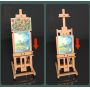 Factory Direct Portable bBeginners Oil Painting Sketch Adjustable Beech Wood Studio Easel