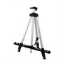 Extra Thick Aluminum Metal Tripod Adjustable Height Artist Easel Stand with Portable Bag for Floor/Table-Top Drawing and Display