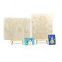 Colored Wood Painting With Easel Kids DIY Painting Creative Art Graffiti Wood Drawing Board