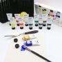 Non Toxic Rich Pigments12 Colors Acrylic Paint Set For Artist Hobby Painters