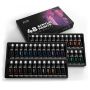 48 Colors Arts Acrylic Paint Set With One canvas plastic palette and 3 pcs brushes