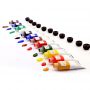 Most Popular Non-Toxic 22ml 12colors Acrylic Colors Paint Set for Artist Painting