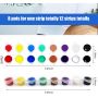 Art Supplier 8 Colors Acrylic Paint Strips For Kids&Adults,Bulk Set Painting Art Supplies Craft Paint Pots