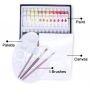 High quality 28pcs 24colors art acrylic paint set for kids