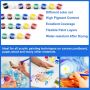 Art Supplier 8 Colors Acrylic Paint Strips For Kids&Adults,Bulk Set Painting Art Supplies Craft Paint Pots