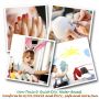 Quality Paint Start Kit 12 Vivid Colors 20 PCS Acrylic Colour Set With Paint Brushes Sharpener Etc