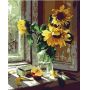 Diy canvas oil paint by numbers for children and adults