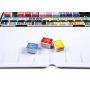 12 Watercolor Urban Artist Metal box package Cake Watercolor Set with Removable Pans