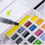 Artist supply 36 colors solid watercolor paint kit for drawing