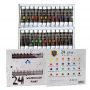 2018 hot 24 color 12ml aluminum tube watercolor paint set for artist