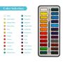 Hot Selling 24 Assorted Watercolor Cake Travel Set with Paint Brush