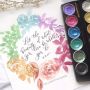 12 Metallic Colors artist solid watercolor paint 1 set with water brush pen