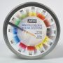 Metal Round Fine Painting Box Watercolour Palette Kit With Brush