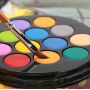 2017 New Design Round Solid Watercolor Drawing Color Paint Pan Set