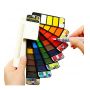 Amazon High Quality 42colors Mini Soild Watercolor Paints Kit For Artist Drawing With Brush Sponge