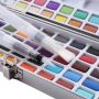 Hot Sale 72 Colors Soild Watercolor Paints Set With Paint Brush For Artist Drawing