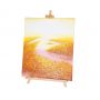2018 Amazon Hot Selling Medium Portable Beech Wood Frame Tabletop Art Easel For Kids