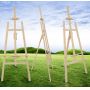 59 inch high adjustable beech or pine wood display sketch easel with poster canvas frame for student and artist