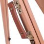 Folding wooden table stand art easel for home or studio use