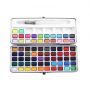 High Recommended Foldable Solid Watercolor Paint Set 72 Bright-colors For Artist Drawing